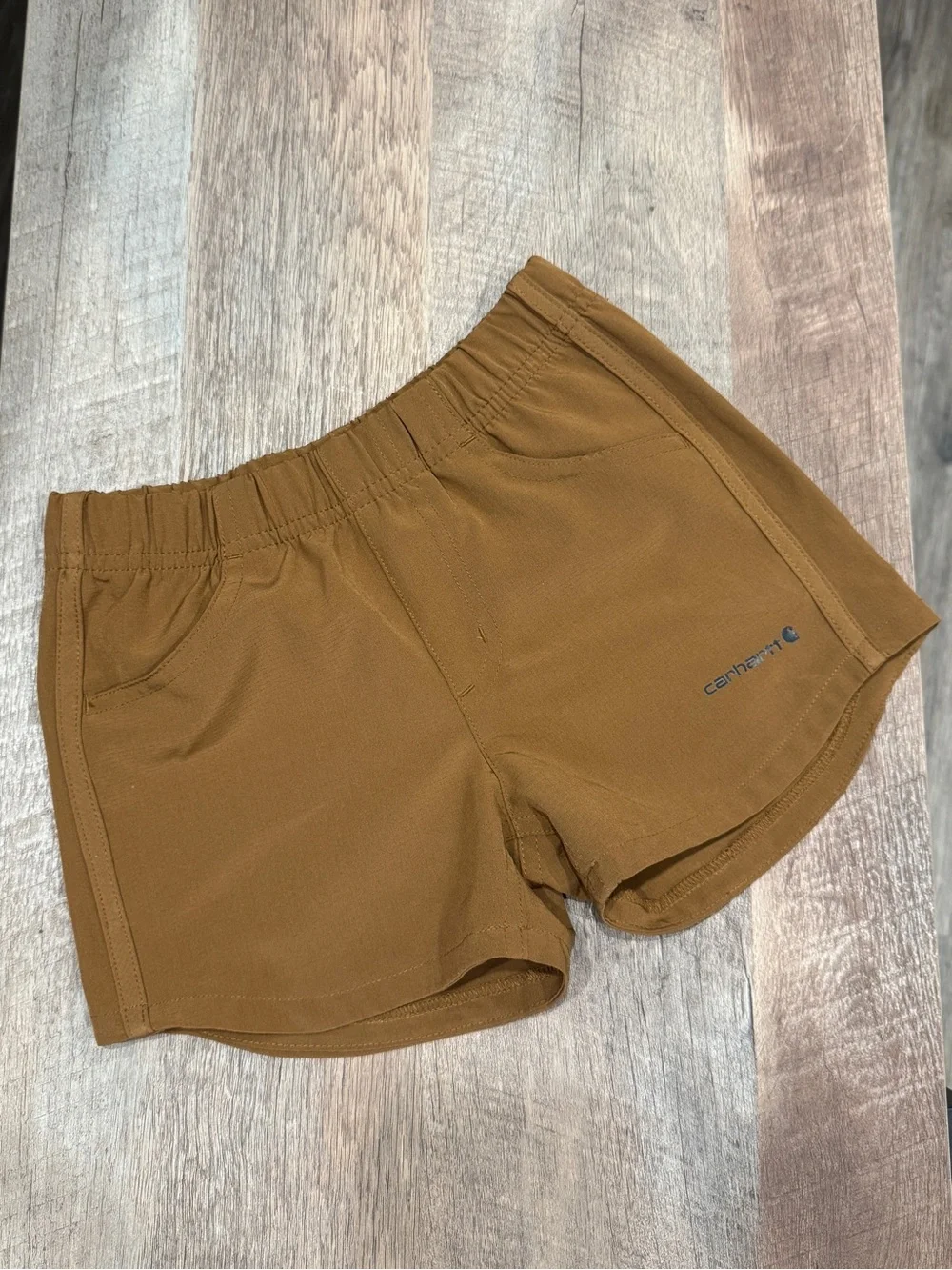 Carhartt Girls Brown Shorts CH9298 - Rugged Flex Ripstop Short